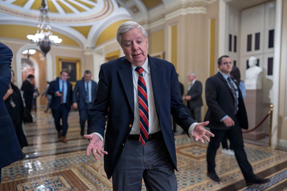 Lindsey Graham Spotted with Disney Bubble Wand During Government Shutdown