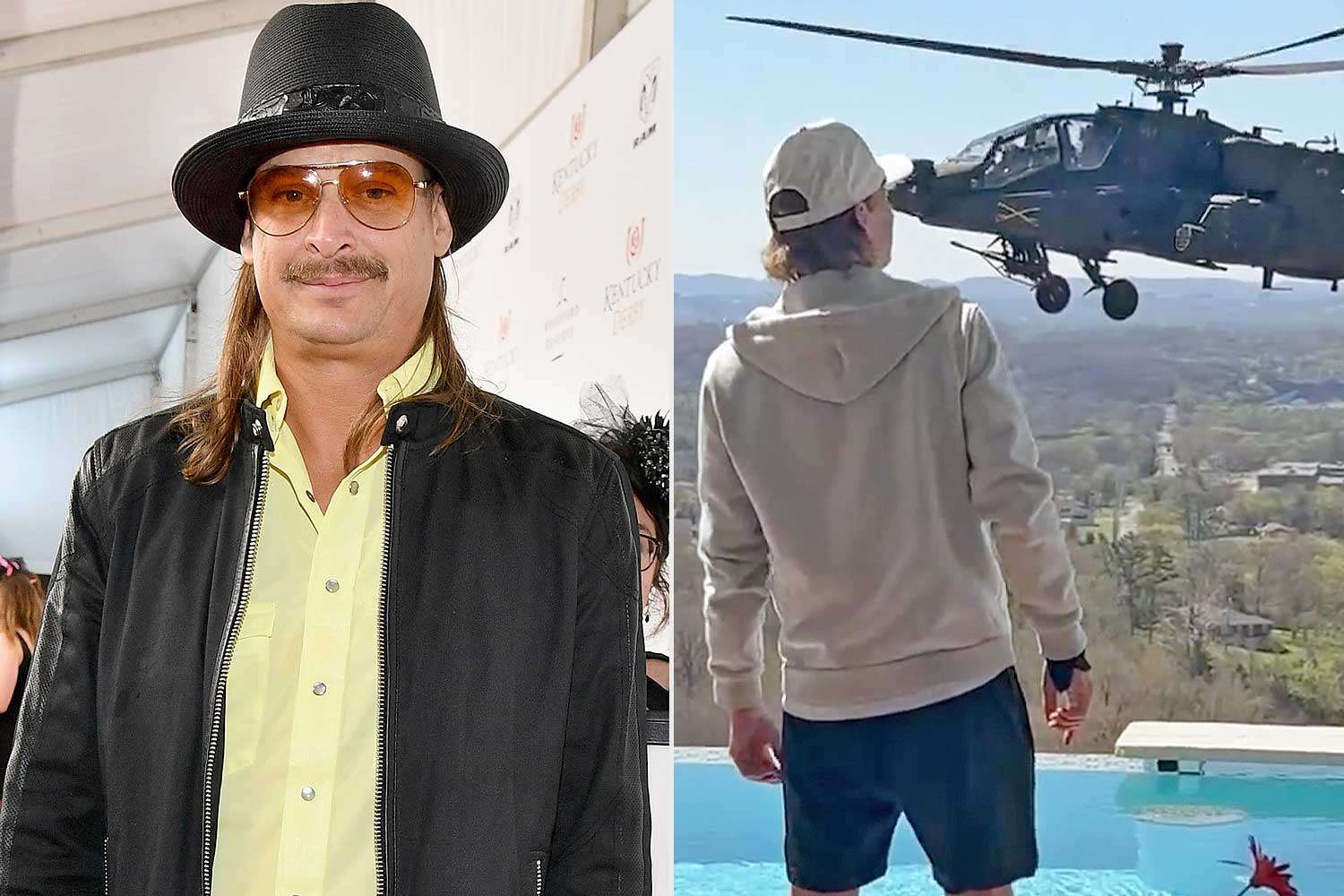 Kid Rock Displays Army Helicopter Footage Above His Residence, Military Launches Inquiry