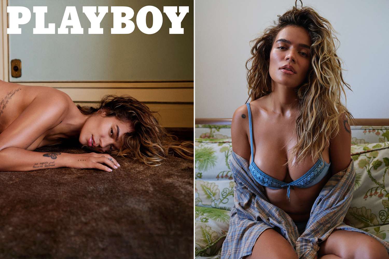 Karol G Poses for Playboy, Revealing How Sofía Vergara Persuaded Her to Do the Sultry Cover Shoot