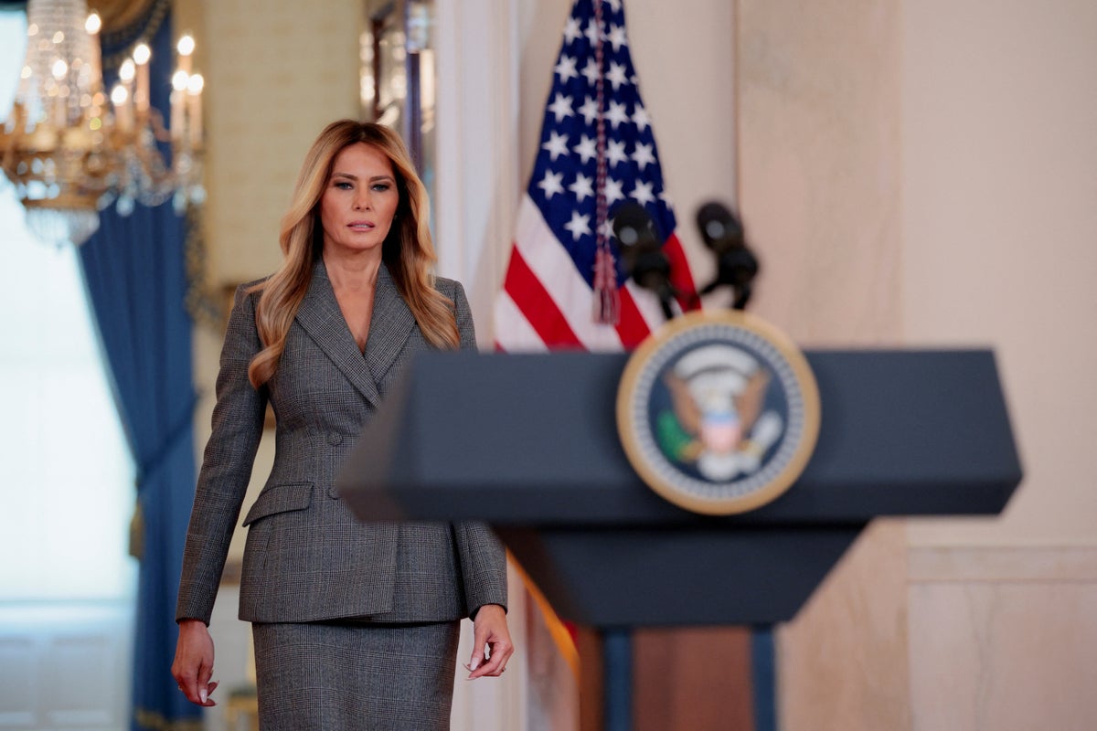 Melania Trump Refutes Epstein Allegations in White House Address