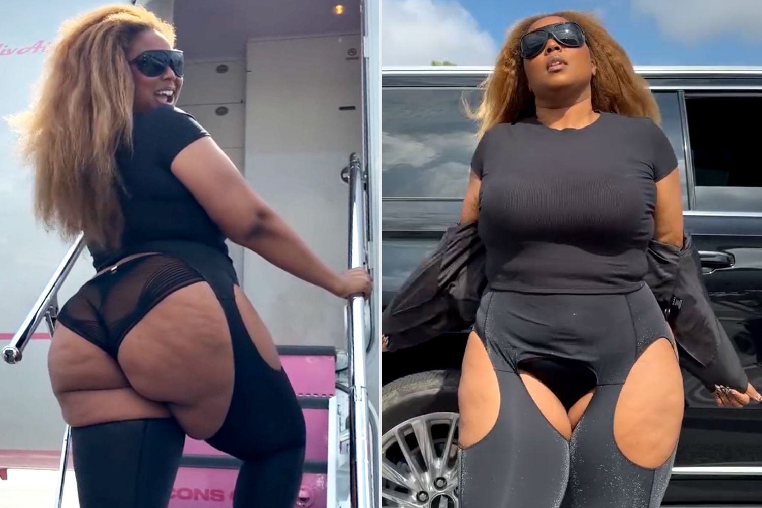 Lizzo Flaunts Bold Look in Provocative Outfit for 'Hoechella'