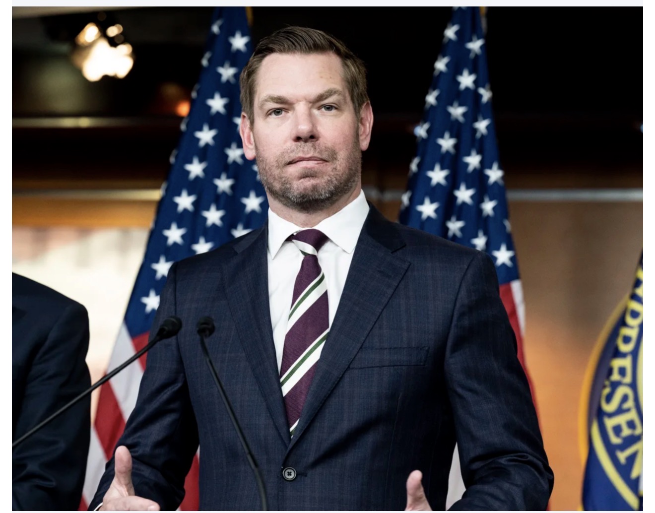 Over 50 Former Staff Demand Eric Swalwell's Exit from Congress Following Campaign Suspension