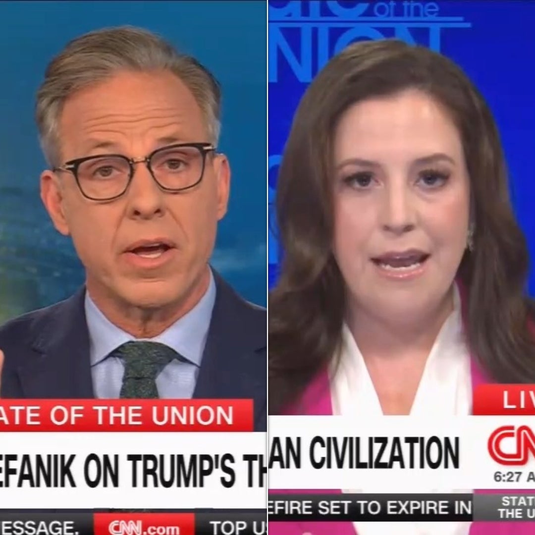 Jake Tapper Confronts Elise Stefanik Over Trump’s Controversial Remarks in Heated Exchange