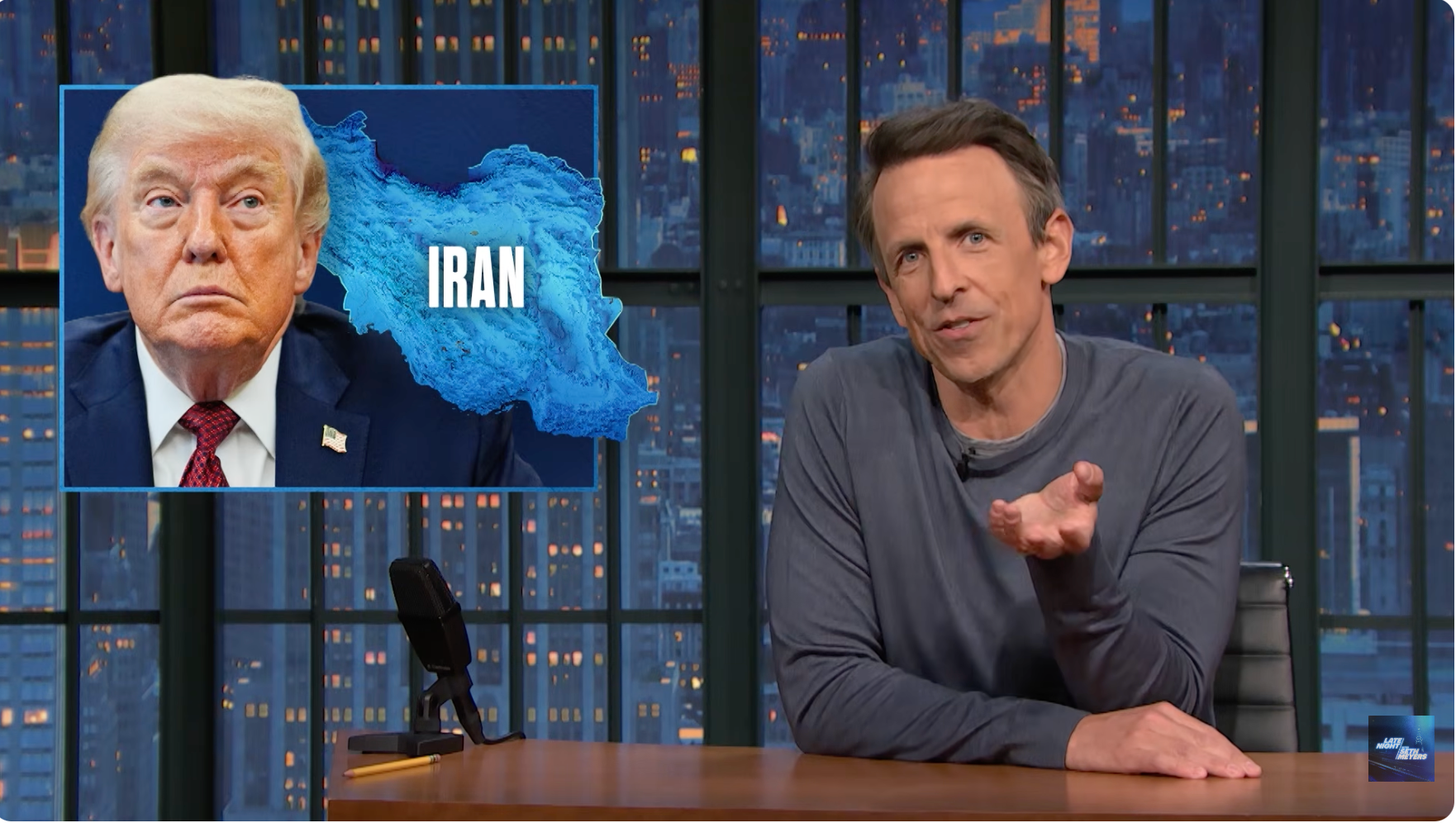 Seth Meyers Exposes Trump's Transparent Fabrications on Iran