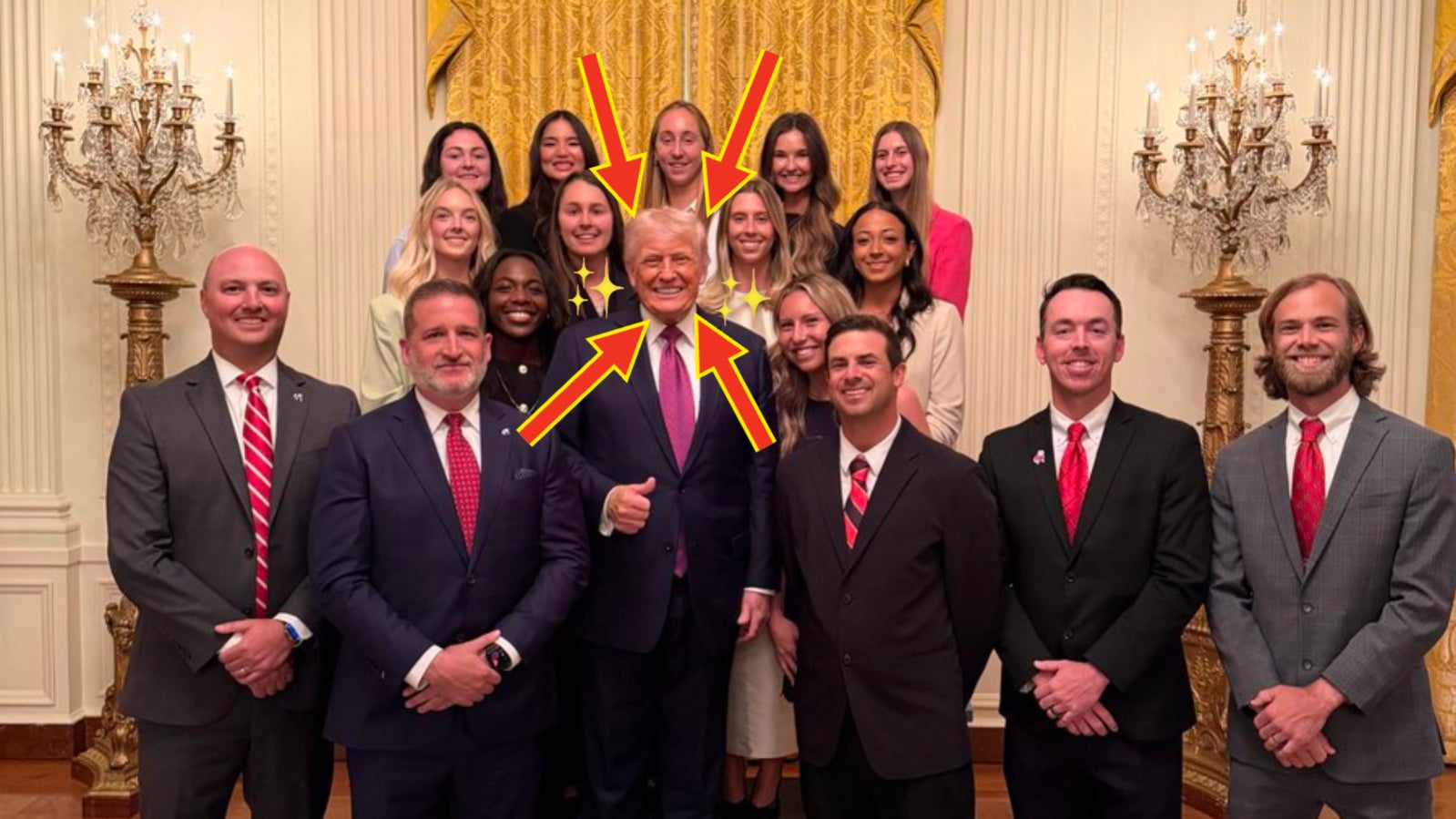 White House Under Fire for Photo Featuring Women's Tennis Champions with Trump and Male Figures Dominating