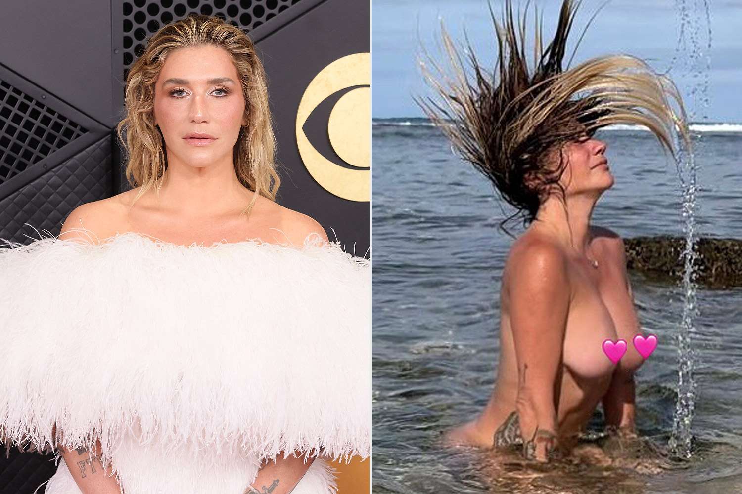 Kesha Strips Down on the Beach for Earth Day, Questions Human Existence
