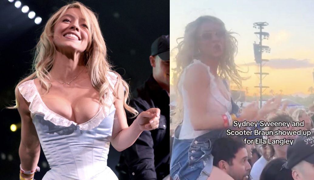 Sydney Sweeney Enjoys Herself on Boyfriend Scooter Braun's Shoulders at Stagecoach