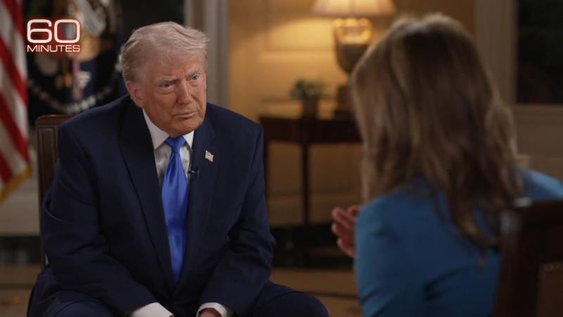 ‘I Am Completely Cleared’: Trump Clashes With CBS Journalist Over Shooter's Alleged Manifesto Remarks
