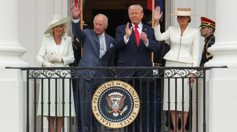 King Charles Faces Awkward Encounter at White House as Melania Steps In