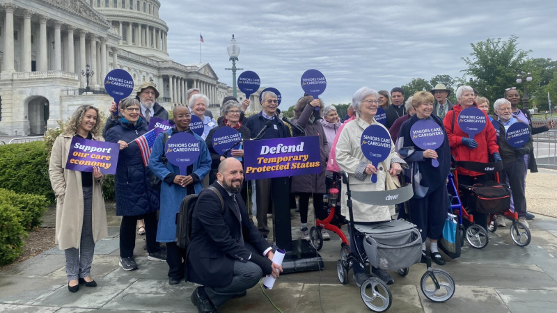 Elderly Advocates Rally for Immigrant Caregivers as Supreme Court Reviews Trump’s TPS Policy