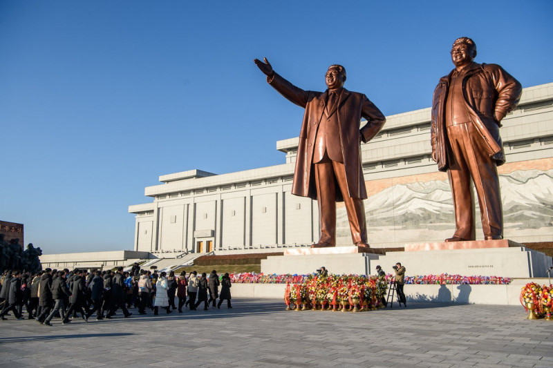 Trump's Golden Effigy Sparks Comparisons to North Korean Icons