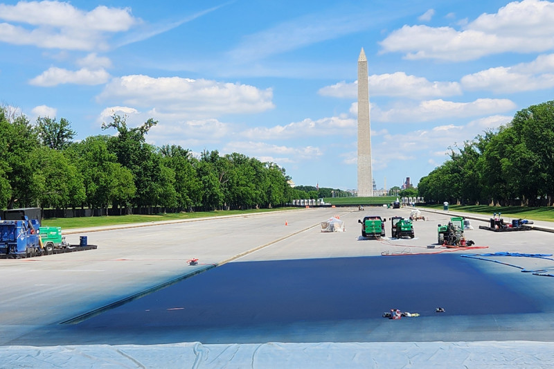 Graffiti Scrawled at Lincoln Memorial Reflecting Pool Sparks Investigation