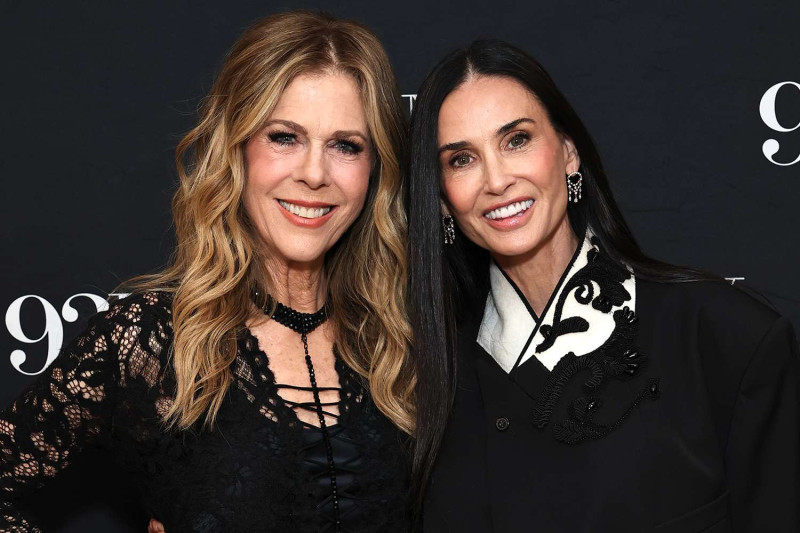 Rita Wilson Credits Demi Moore for Pushing Her to Sing Publicly in 'Now and Then'