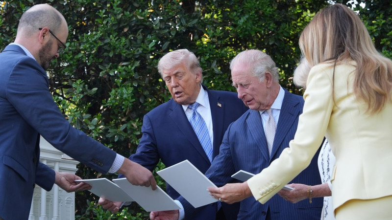 Trump's 'Disrespectful' Royal Encounter: King Charles and Queen Camilla Left Cringing