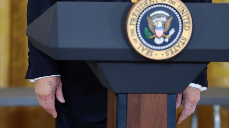 Trump's Makeup Mask: Social Media Claims His Skin is 'Rotting' Away