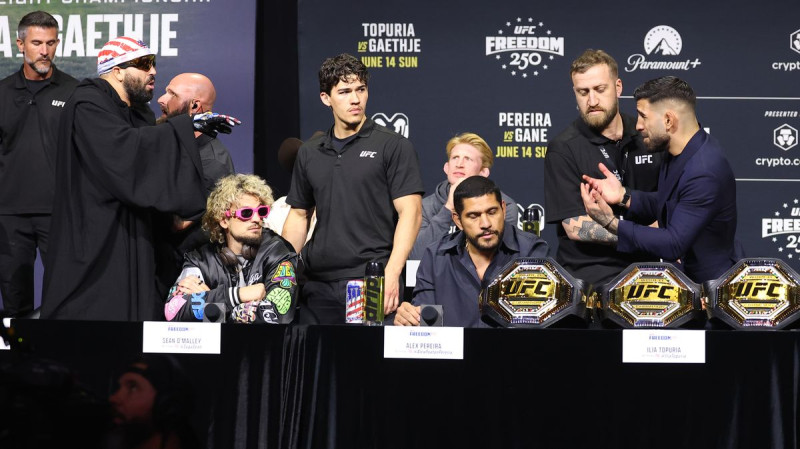 Josh Hokit Booted from UFC Press Conference After Riling Up Alex Pereira