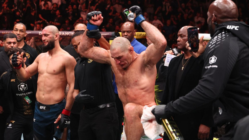UFC Fans Outraged Over 'Fixed' Sean Strickland Victory Against Khamzat Chimaev