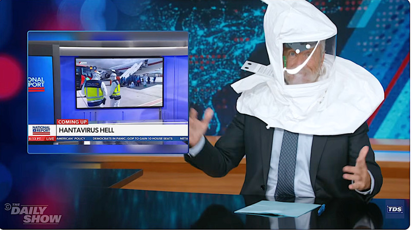 Jon Stewart Unleashes Fury on Hantavirus Hysteria in Media