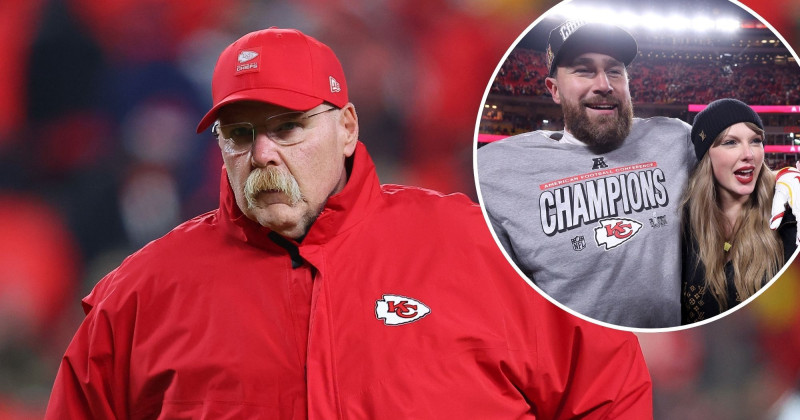 Andy Reid Teases Wedding Invite to Taylor Swift and Travis Kelce — Tux Ready!