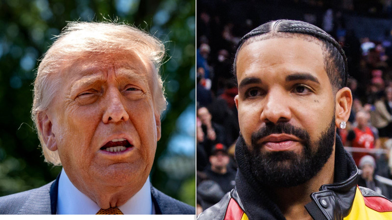 Trump's White House Hijacks Drake's Vibe with 'ICED OUT' Album Cover Remix