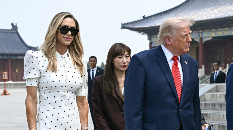 Lara Trump’s Fashion Choices Spark Kitchen Curtain Comparisons in China