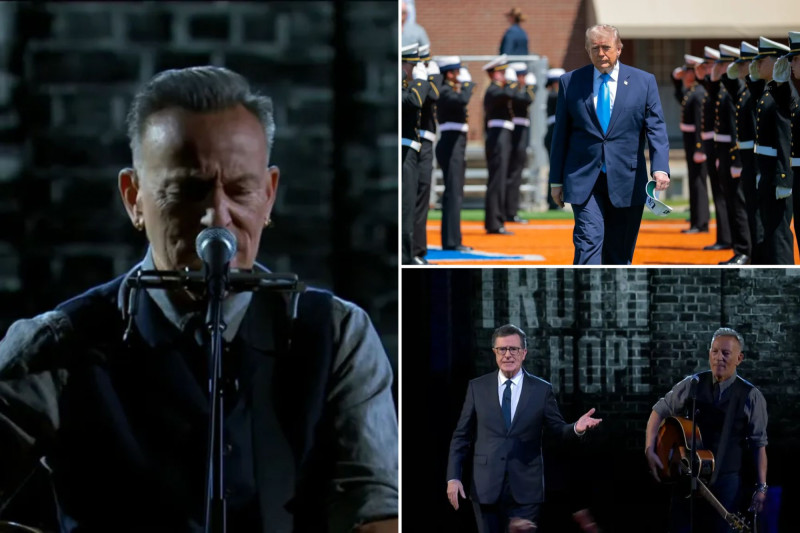 Bruce Springsteen Slams Trump and Paramount on Colbert’s Almost-Final Show