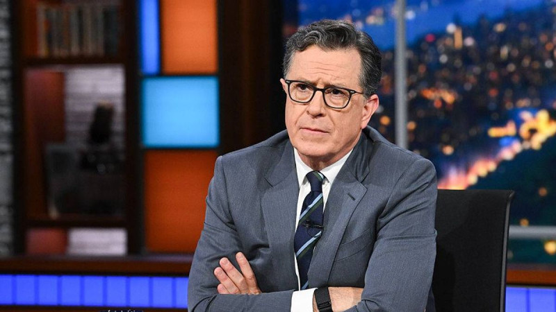 Colbert Slams Trump’s ‘Bizarre’ Melania Remark at White House