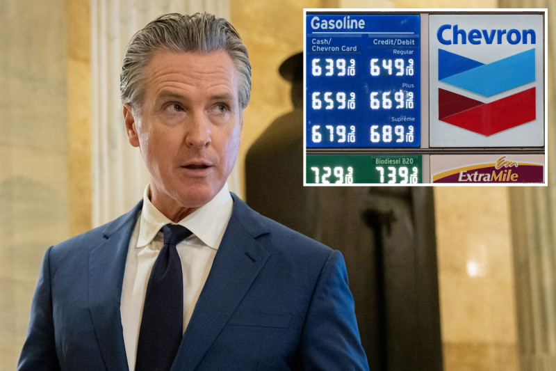 Gavin Newsom Takes Aim at Chevron and Small Biz, Urges Drivers to Skip Gas Stations