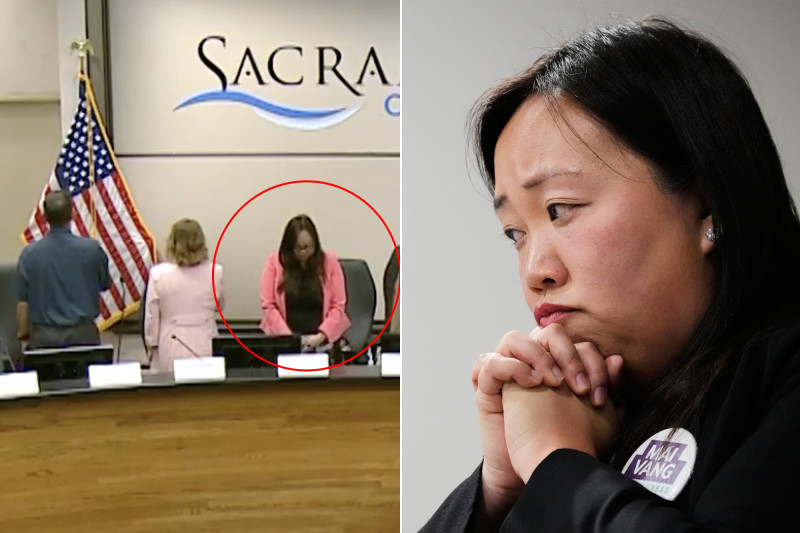 California Candidate Turns Back on Flag, Snubs Pledge of Allegiance