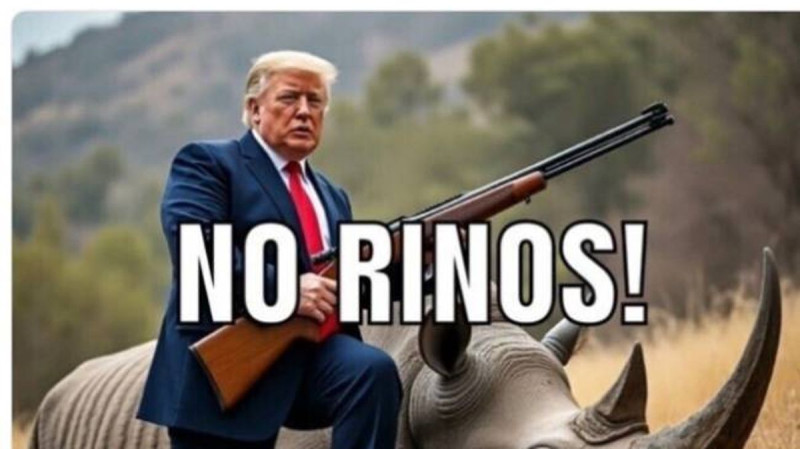 Trump Goes Wild: AI Image of Him Hunting 'RINOs' Sparks Outrage