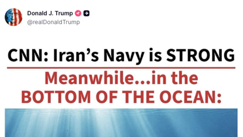 White House Stands Firm on Trump's Absurd AI Post of Iran's Navy at Ocean Floor