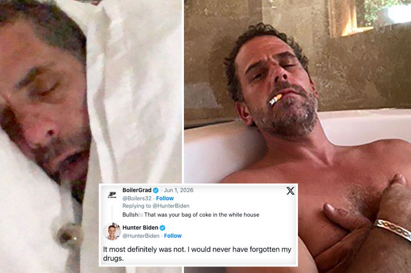 Hunter Biden Unleashes Social Media Fury: Drugs, Epstein, and Political Jabs Galore