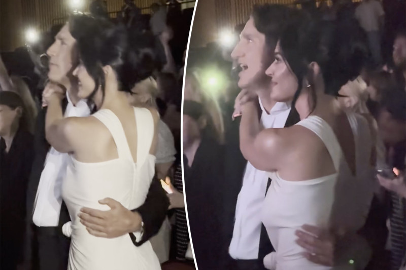 Trudeau and Perry's Steamy Night: Hands All Over Each Other at NYC Premiere
