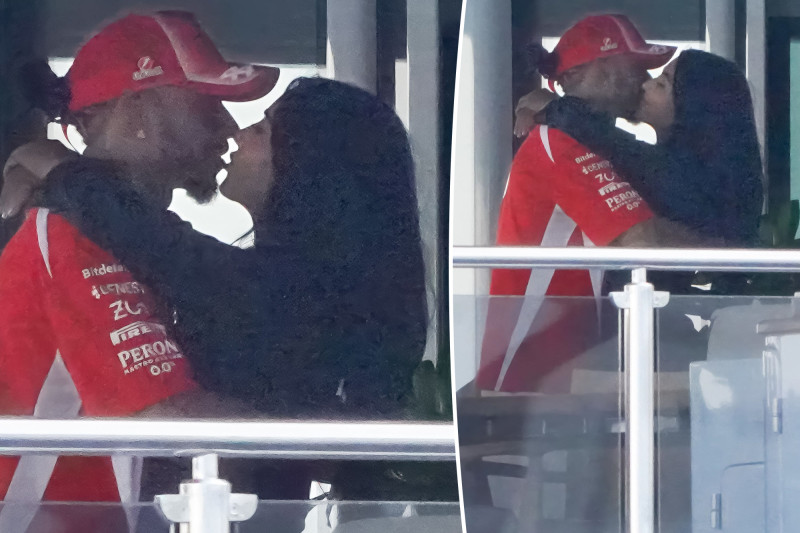 Kim Kardashian and Lewis Hamilton Caught in Steamy Yacht Makeout at Monaco Grand Prix