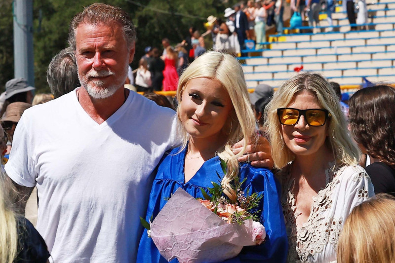 Tori Spelling and Dean McDermott Celebrate Daughter's Graduation Amidst Tax Debts and Divorce Fallout