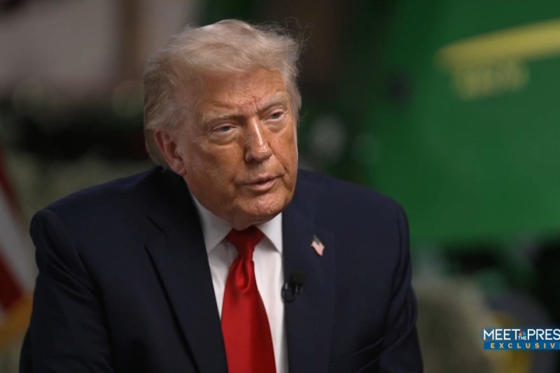 Trump Blames Rain for Meltdown, Calls Media “Crooked” in Fiery Interview