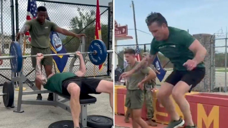 ‘Pathetic’ Pete Hegseth Humiliated After Cringe-Worthy Workout Videos Go Viral — ‘Must Have a Humiliation Kink’