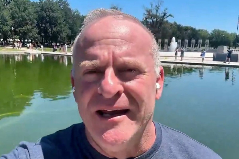 MAGA Host Blames Left for Algae Infestation in Trump’s Reflecting Pool