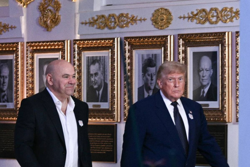 Trump's Bizarre Arm Movements at UFC Bash Ignite Health Fears