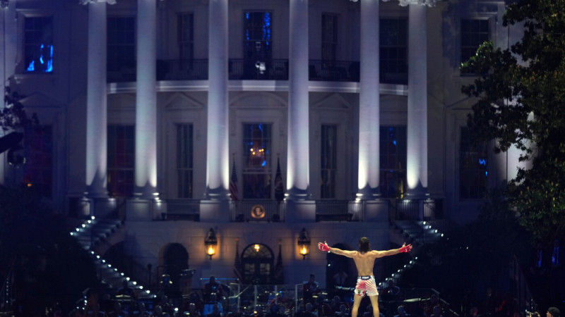 Trump Throws 80th Birthday Bash with Iran Deal and UFC Bloodbath at the White House