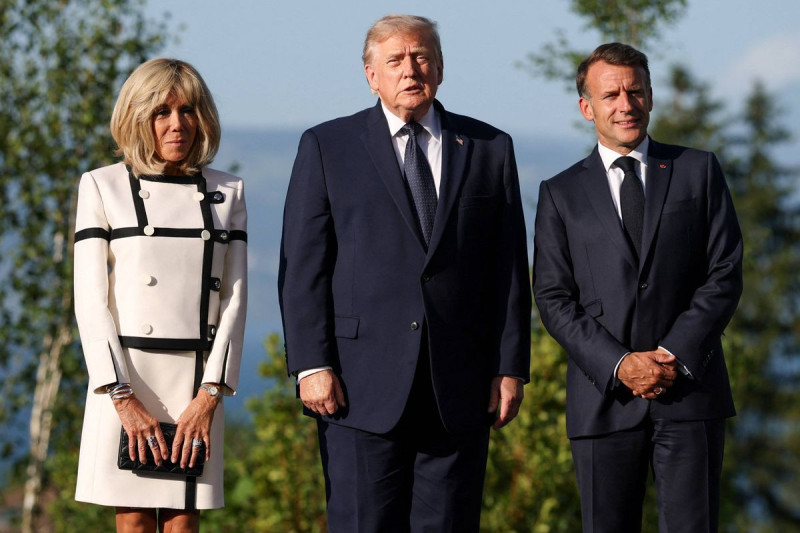 Trump's 'Creepy' Hand-Holding with Brigitte Macron Sparks Outrage