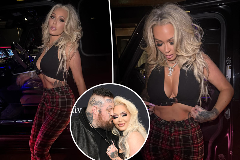 Bunnie Xo Struts Curves in Plunging Top Amid Jelly Roll Divorce Drama