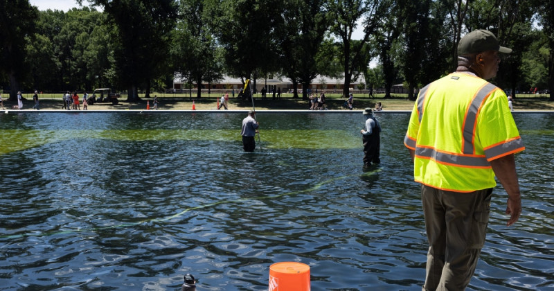 Trump Blames Vandalism for Reflecting Pool Disaster, Olympic Canoist Arrested