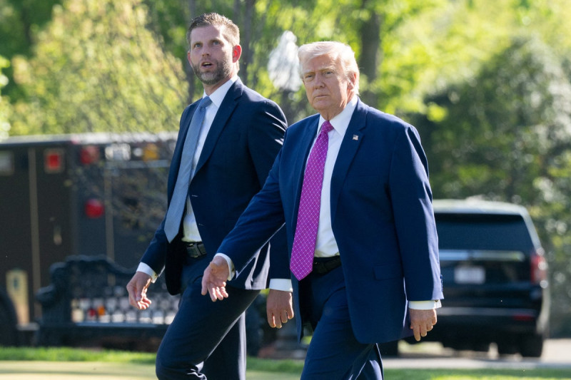 Trump Organization's Father's Day Snub: Eric Celebrated, Don Jr. Ignored