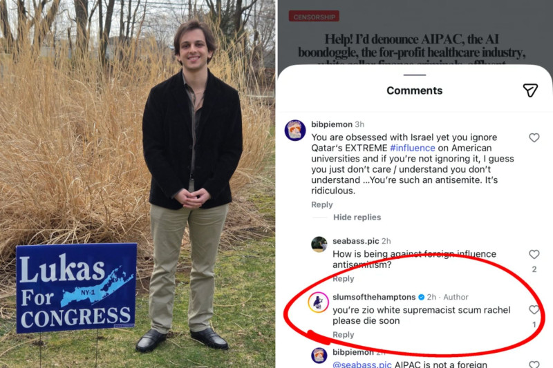 Long Island Congressional Candidate's Social Media Likes Expose Disturbing Antisemitic Affinity