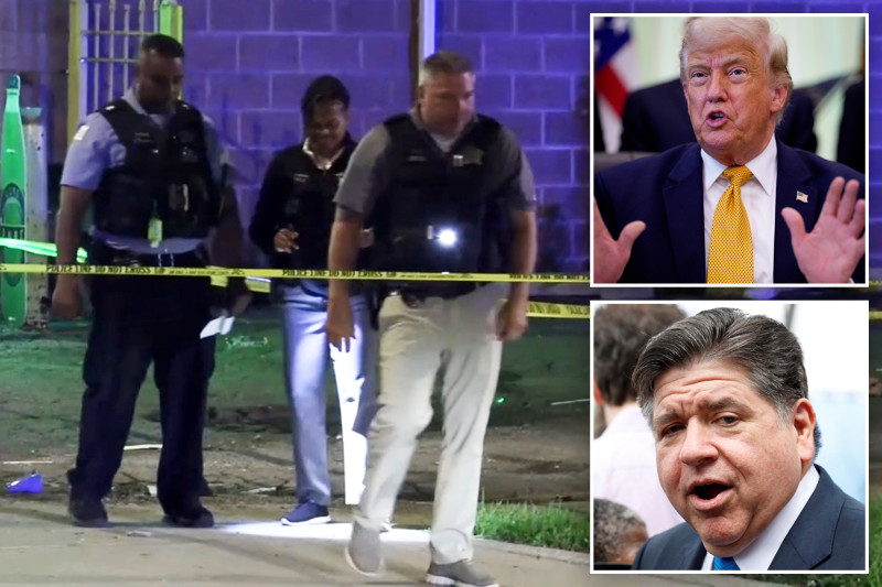 Trump Promises to Eradicate Chicago's Crime Wave 'Fast and Permanently' After 39 Shot