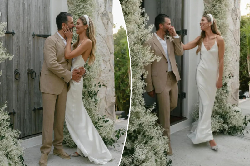 Bettina Anderson Ties the Knot with Donald Trump Jr. in a Jaw-Dropping Silk Gown