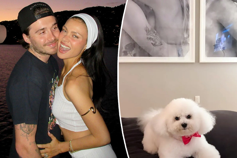 Nicola Peltz Exposes Steamy Artwork with Brooklyn Beckham in Their Beverly Hills Mansion