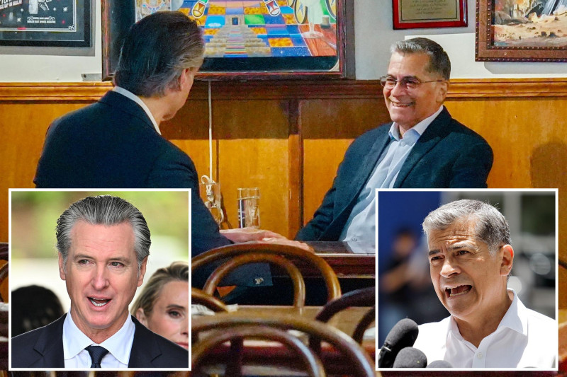 Gavin Newsom and Xavier Becerra Caught in a Secretive San Francisco Meeting at Mexican Joint