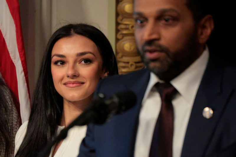Kash Patel Faces Brutal Online Backlash as Girlfriend Alexis Wilkins Gushes About National Anthem Performance